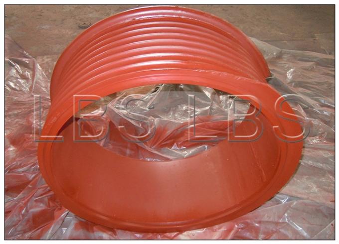 Offshore Platform Crane Machine winch Drum For Lifting With Grooved Design